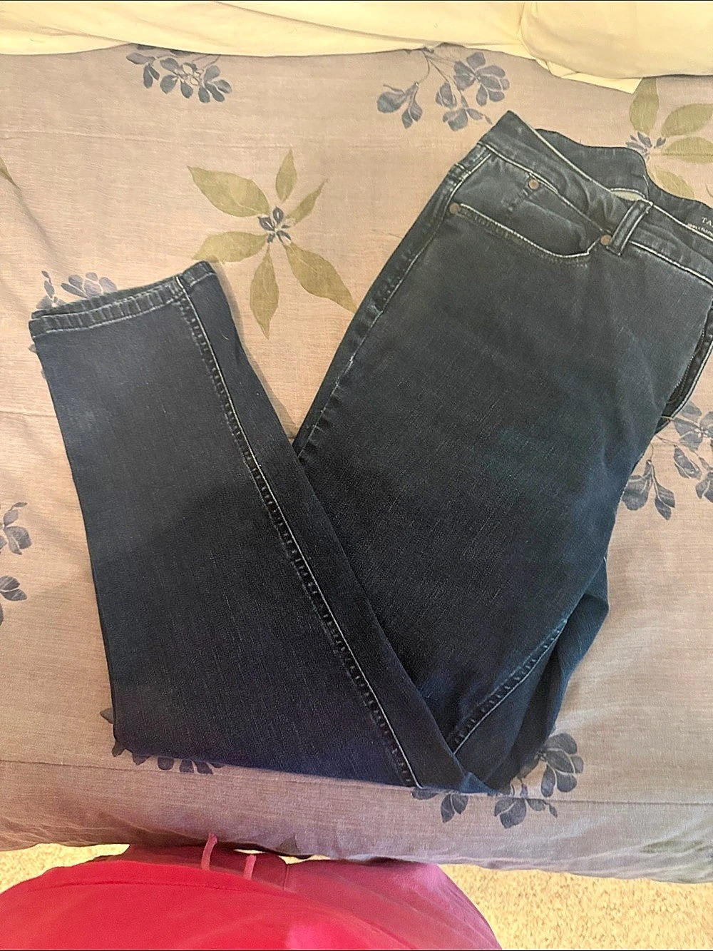 Talbots Simply Flattering Collection Ankle Jeans Black Waist 16W